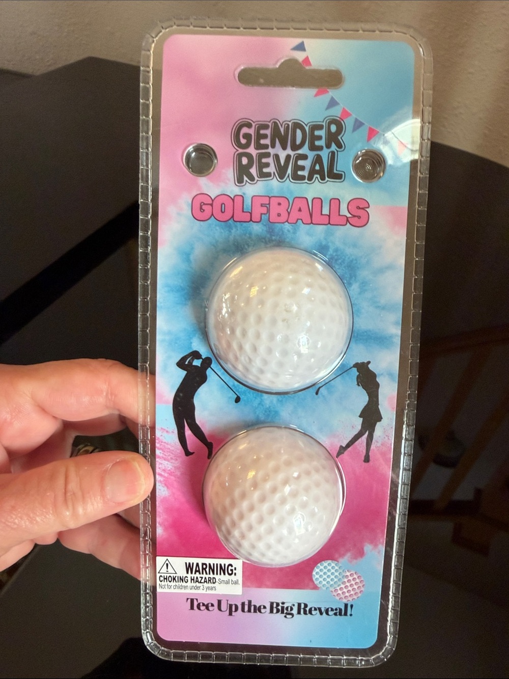 Gender Reveal golf balls